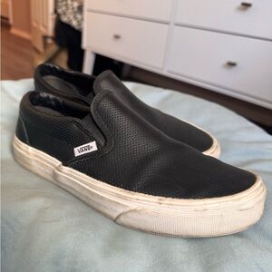 Vans Black Slip-On Shoes